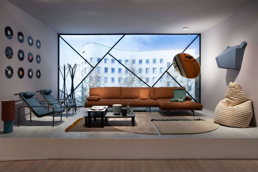 canapé contemporain milano zanotta lyon