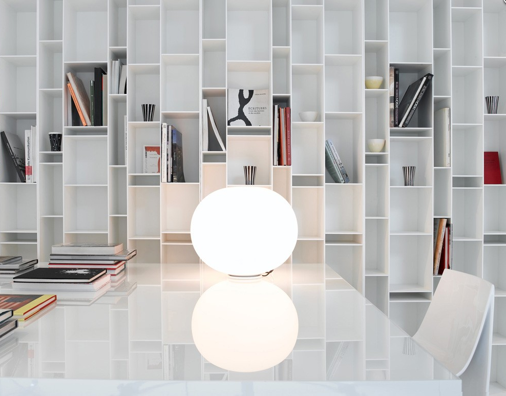 bibliotheque blanche design lyon