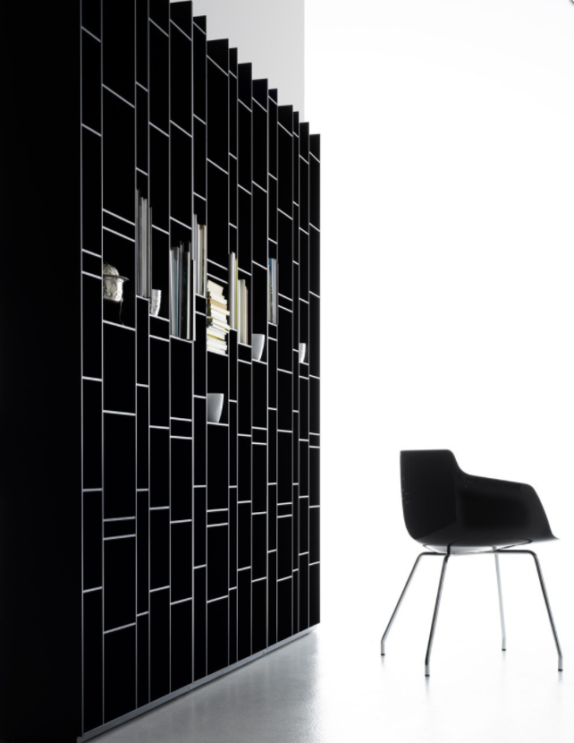 bibliotheque moderne noire en vente Lyon