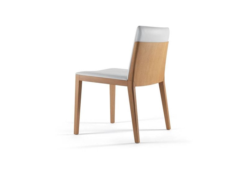 fauteuil bois et cuir à geneve