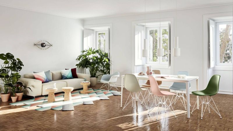 chaise eames plastic lyon vitra